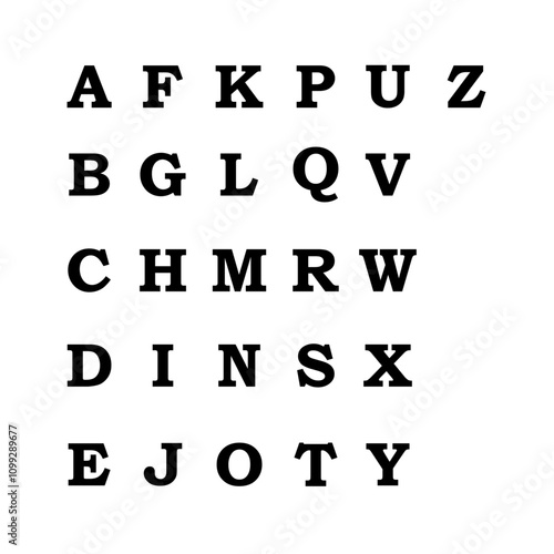 Alphabet letters set. Monogrammed initials are perfect for wedding invitations, greeting cards, logos, posters and more.