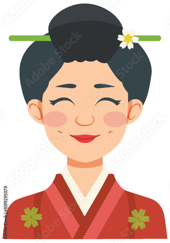 Traditional Asian Woman Avatar