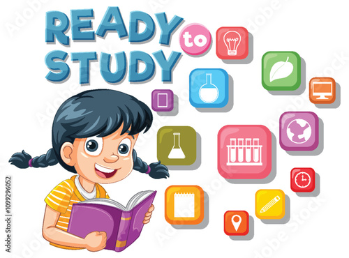 Ready to Study Illustration