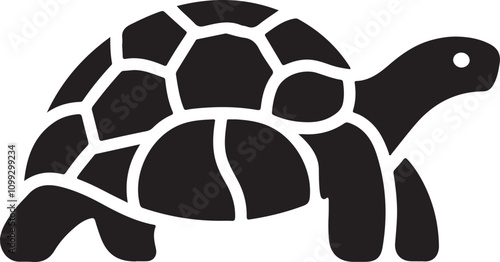 tortoise silhouette vector art ideal for graphic design, branding, and creative applications.
