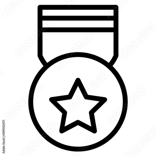 Badge Investigating Police Line Icon