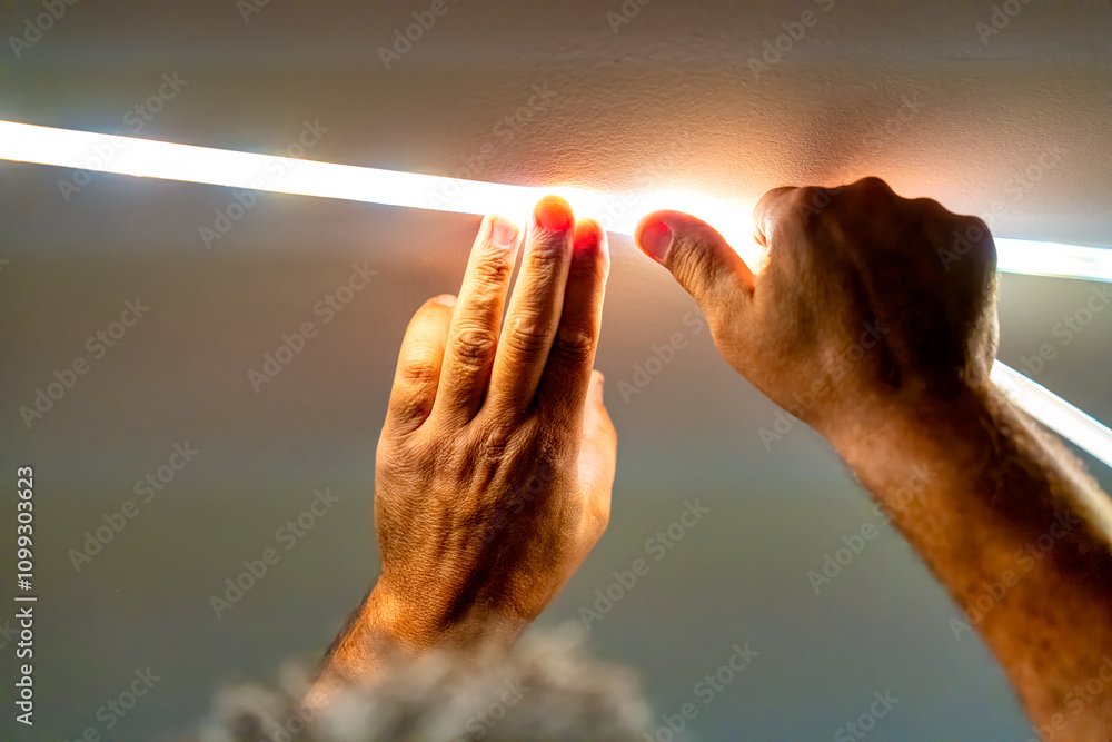 LED Strip Installation for Creative and Energy-Efficient Lighting in Your Home or Office