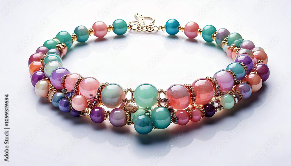 Obraz premium green and blue beads