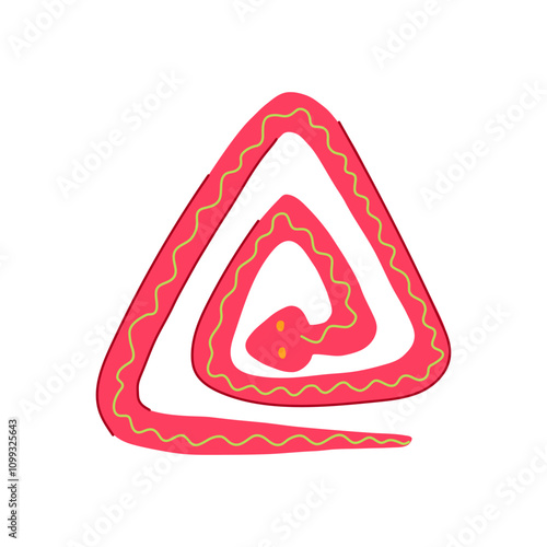 exotic snake oriental cartoon. charm hiss, coil stealth, mesmerize fear exotic snake oriental sign. isolated symbol vector illustration