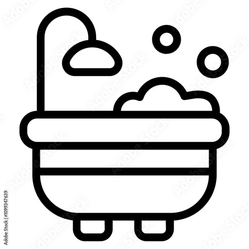 Bathup Line Icon