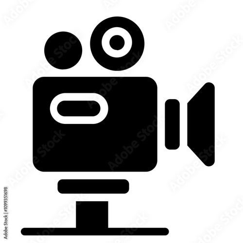 Cinema Solid Icon