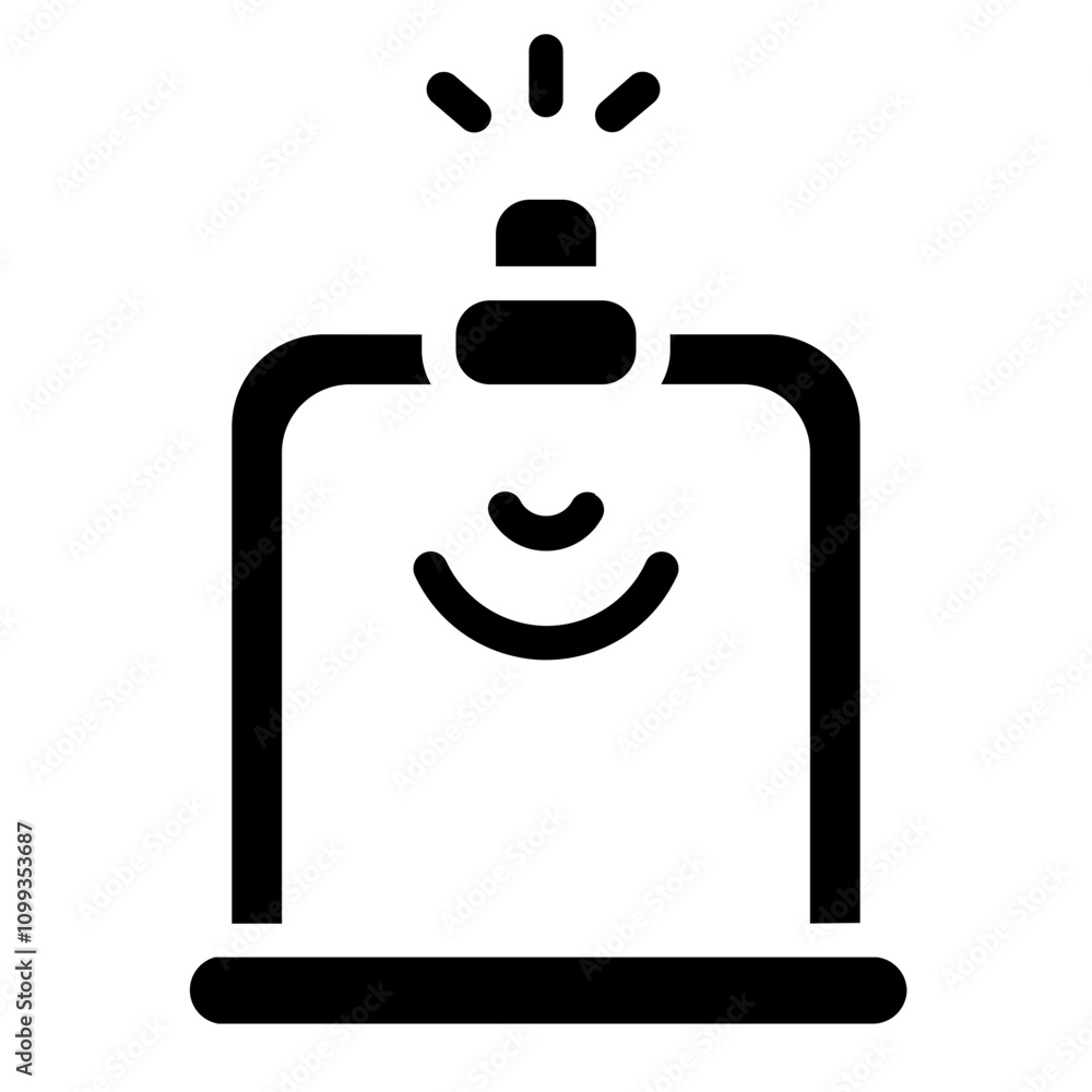 Fototapeta premium Detection Solid Icon