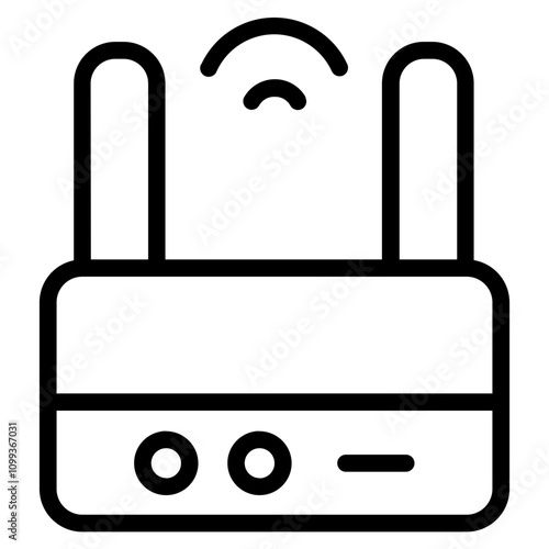 Router service Line Icon