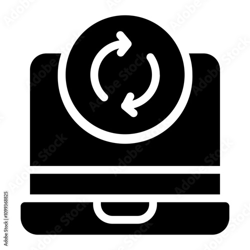 Tech backup  Solid Icon