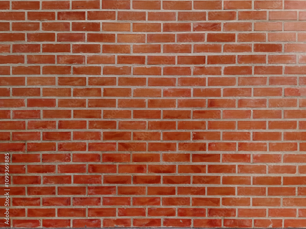 Fototapeta premium Red brick wall texture background. Brick wall texture for backdrop.