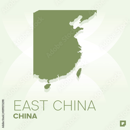 East China vector map, Vector map of East China, editable eps, AI files, Vector illustration of East China vector map	