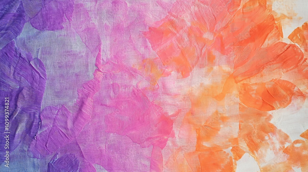 Obraz premium Colorful Thai Tie-Dye Fabric Patterns Artful Background Textile Design Vibrant Environment Visual Appeal Culture