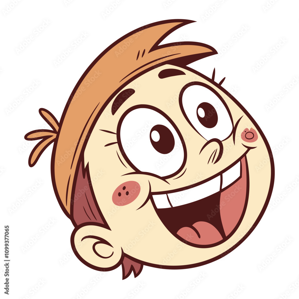 Fototapeta premium Colorful cartoon eyes expression set