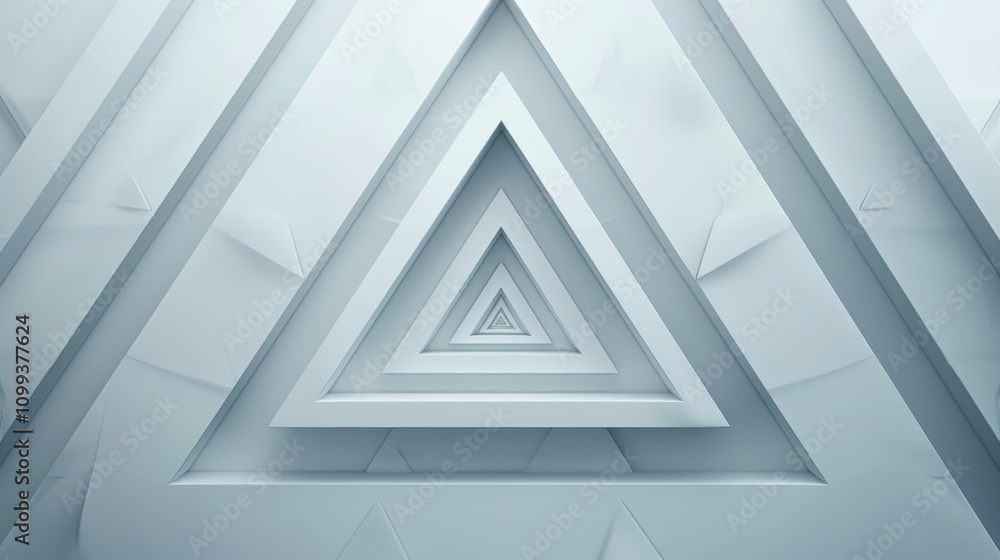 Obraz premium Abstract Triangle Background. 3D Triangles. Polygonal Wave Backdrop for text.