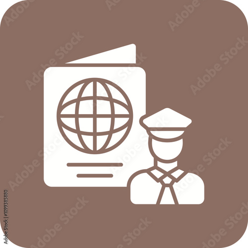 Passport control Icon