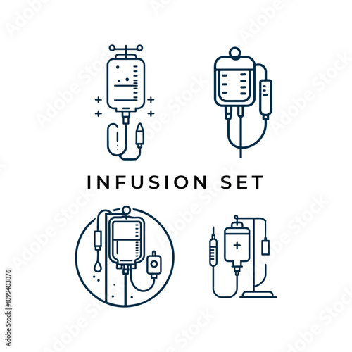 minimal icon of an infusion set