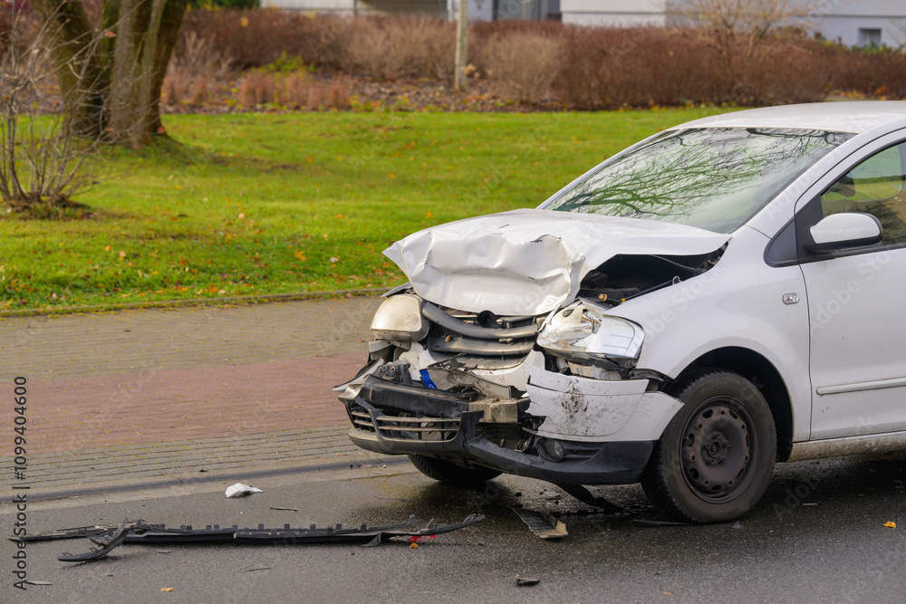 Frontschaden nach einem Auffahrunfall