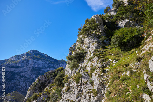 Beautiful view on mountains Peaks of Europe photo