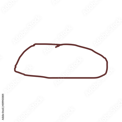 Circle Doodle hand drawn vector