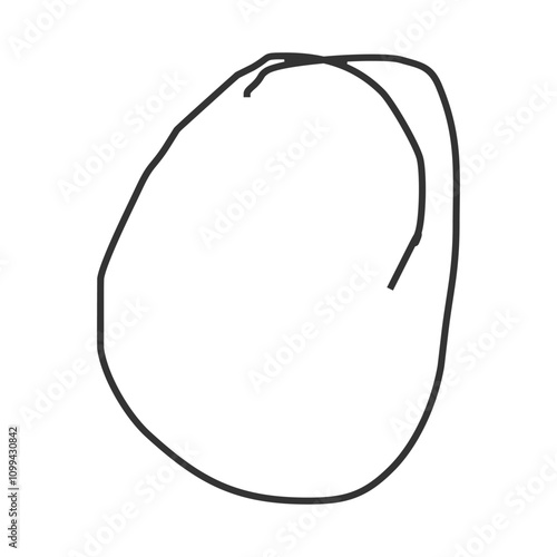 Circle Doodle hand drawn vector