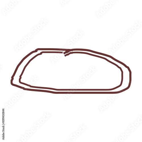 Circle Doodle hand drawn vector