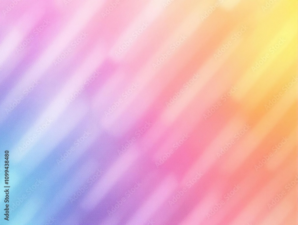 Obraz premium Soft abstract striped rainbow watercolor background with gentle gradient effect , layered, soft, artistic, ethereal