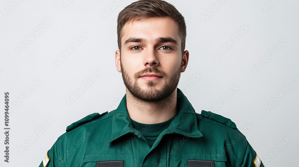 Obraz premium Dedicated Paramedic Portrait