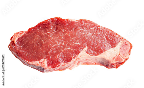 High-Quality PNG raw beef steak Isolated on White Background – High Resolution photo