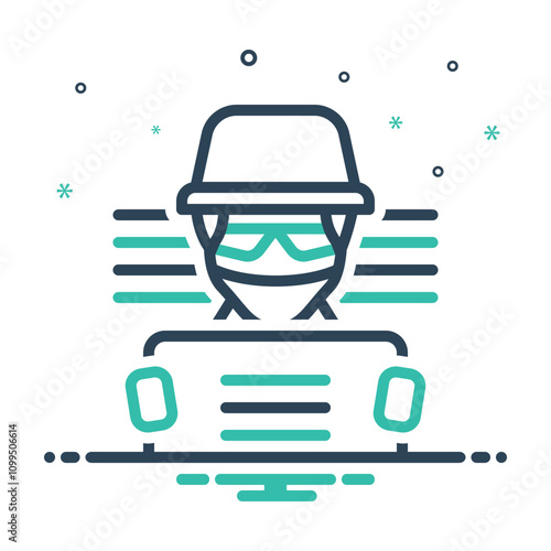 Mix icon for crime