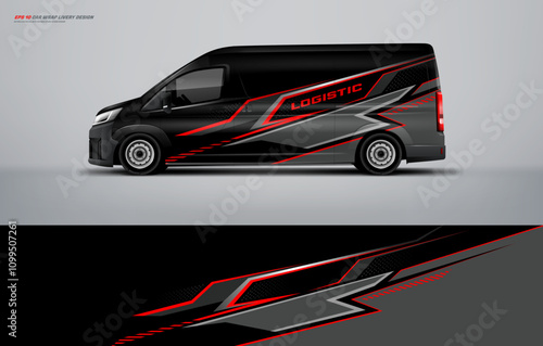 Universal Racing Car wrap livery design.	