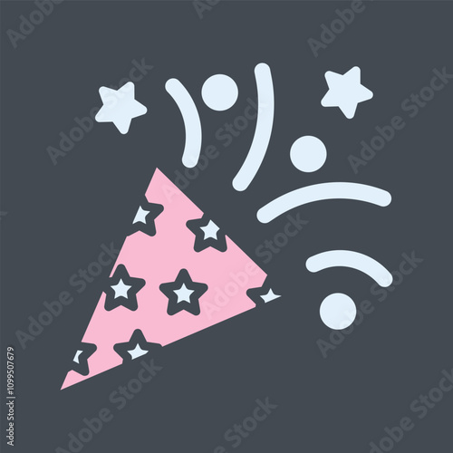 Confetti Vector Icon