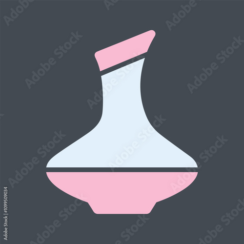 Wine Decanter Vector Icon