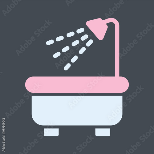 Bath Time Vector Icon