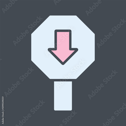 Down Arrow Vector Icon