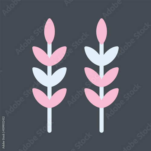 Sheaf of Rice Vector Icon