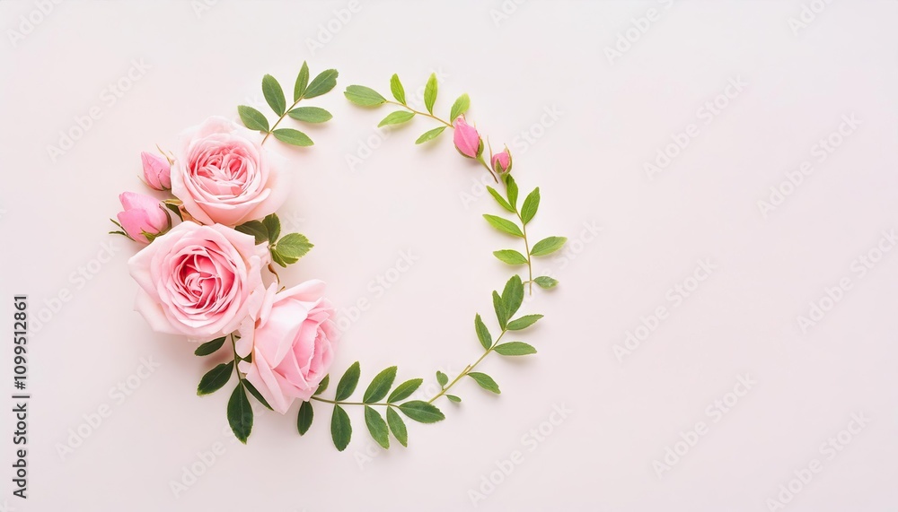 pink rose frame pink rose frame