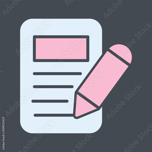 Copywriting Vector Icon
