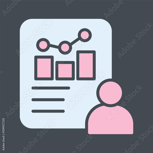 Engagement Metrics Vector Icon