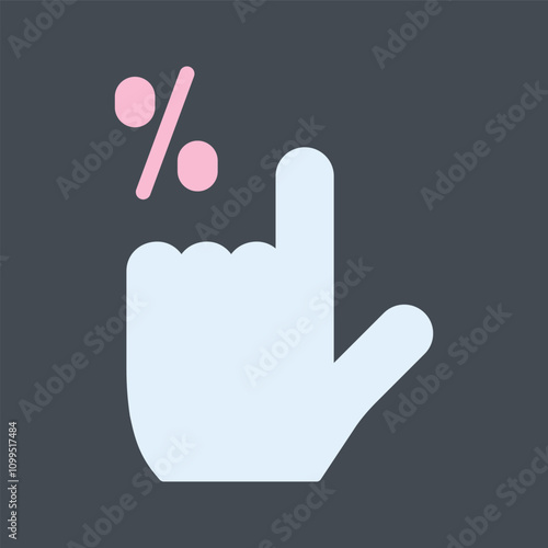 Click Through Rate Vector Icon