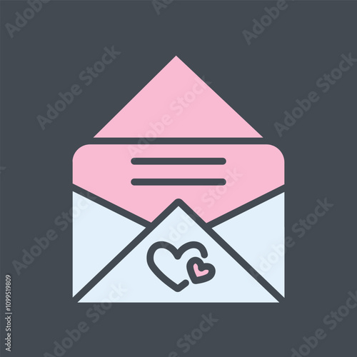 Love Letter Vector Icon