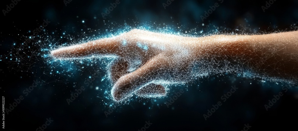Fototapeta premium Link Between Individuals and Stock Technology