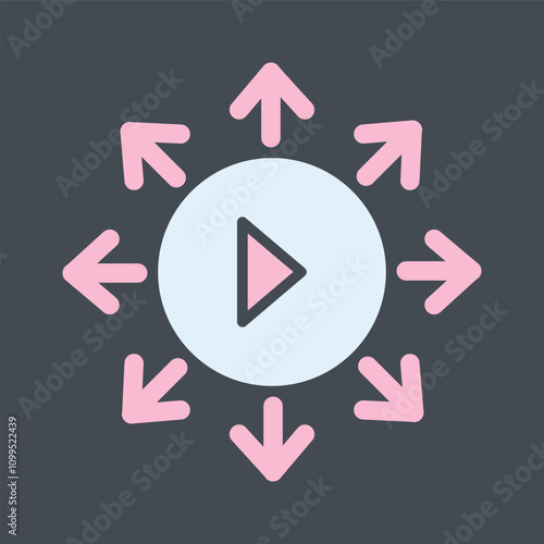 Viral Content Vector Icon