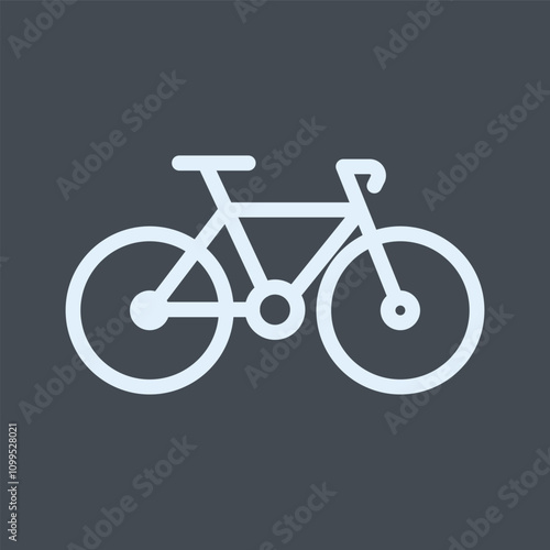 Bicyclist Vector Icon