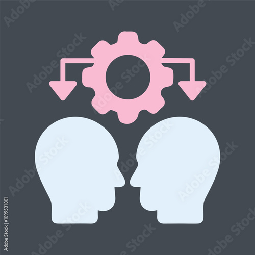 Conflict Management Vector Icon