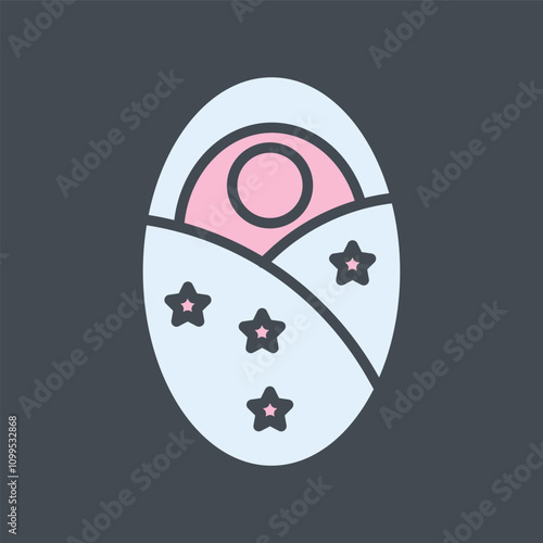 Swaddle Time Vector Icon