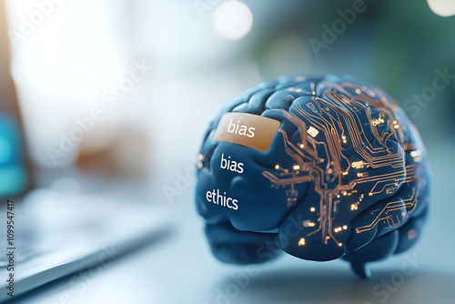 Exploring the intersection of ai bias and ethics in technology modern digital environment infographic perspective consciousness raising