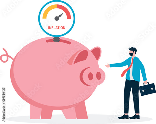 The inflationary financial crisis, a measure of inflation. Loss of investment due to inflation.
