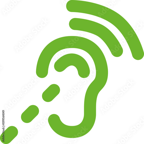 Assistive-Listening systems icon logo design