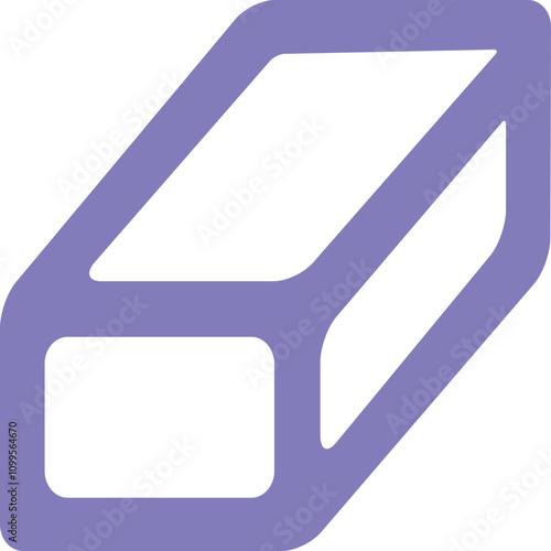 Eraser icon logo design