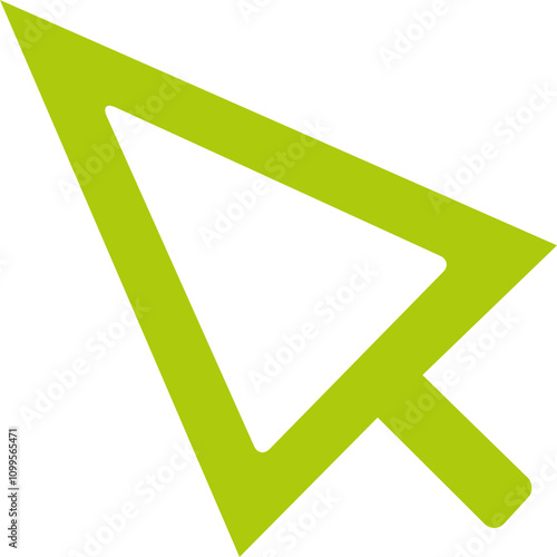 Pointer icon logo design